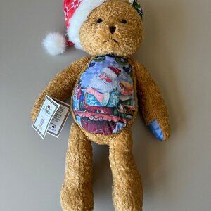 Jim Shore Boyds Fuzzly Santa Bear 16" Plush Soft Toy Stuffed Animal Gift